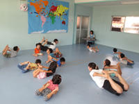 常滑市のさかい保育園運動遊びの様子