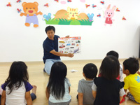 知多市のゆめ保育園英語保育の様子